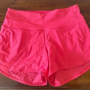 Speed Up High rise shorts 4” in Lip Gloss